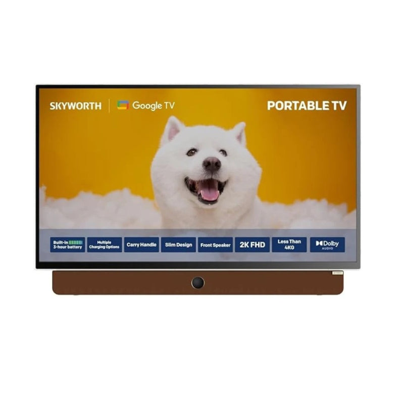 Skyworth Portable Smart Google TV - 24" FHD / 60Hz / HDMI / LAN / USB / Google TV