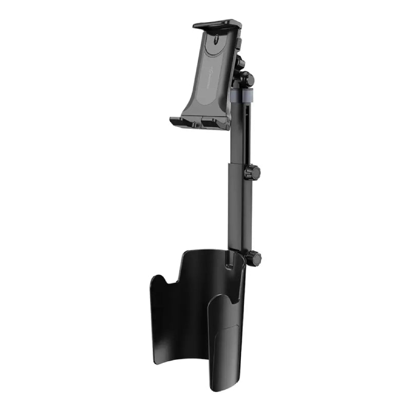 Porodo Blue Cradle Car Phone Holder with Adjustable Arm - Black