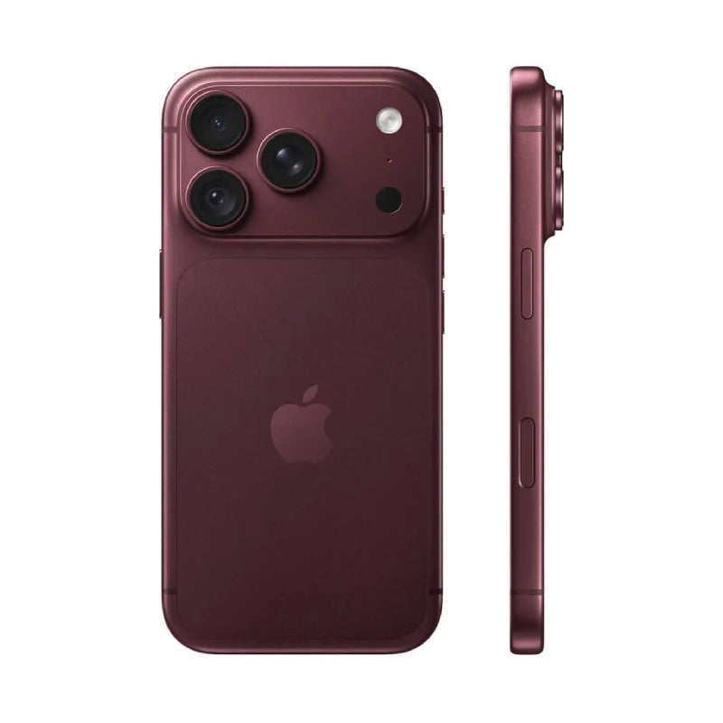 Apple iPhone 18 Pro - 1TB / Burgundy / 5G / 6.3" / Middle East Version + Apple iPhone 18 Pro TechWoven MagSafe Case - Black + Apple iPhone FineWoven MagSafe Wallet - Burgundy - Bundle Offer