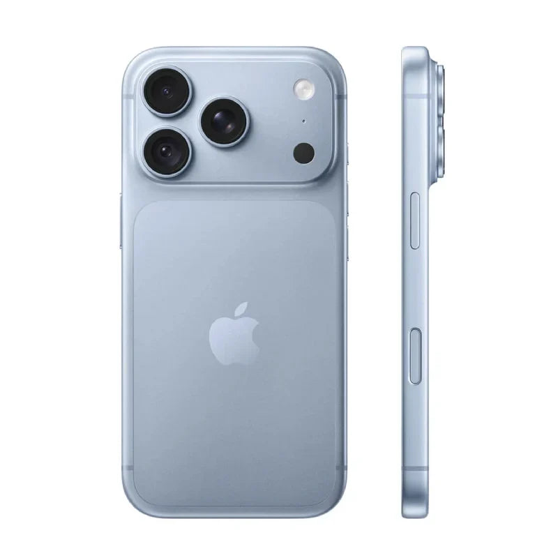 Apple iPhone 18 Pro - 512GB / Glacier / 5G / 6.3" / Middle East Version + Apple iPhone 18 Pro TechWoven MagSafe Case - Chambray Blue + Apple iPhone FineWoven MagSafe Wallet - Navy - Bundle Offer