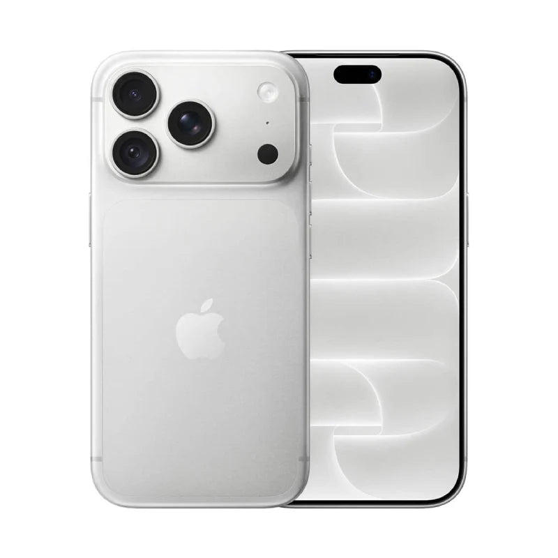 Apple iPhone 18 Pro Max - 256GB / Silver / 5G / 6.9" / Middle East Version + Apple iPhone 18 Pro Max Silicone MagSafe Case - Burgundy + Apple iPhone FineWoven MagSafe Wallet - Navy - Bundle Offer