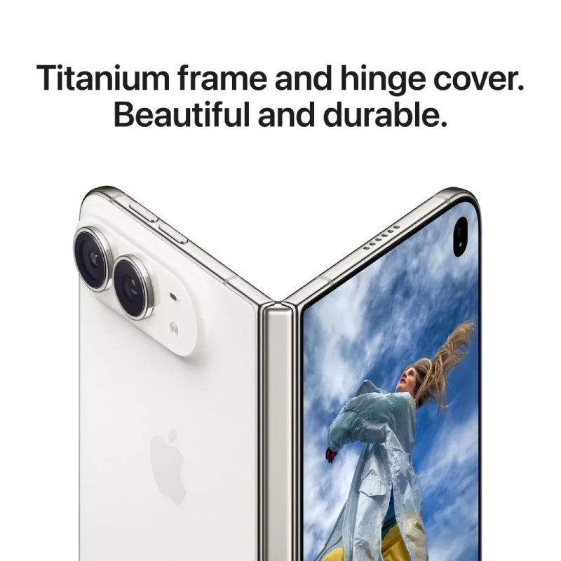 Apple iPhone Duo - 1TB / 7.6" Inner Display / 5.4" Outer Display / Star White / Middle East Version