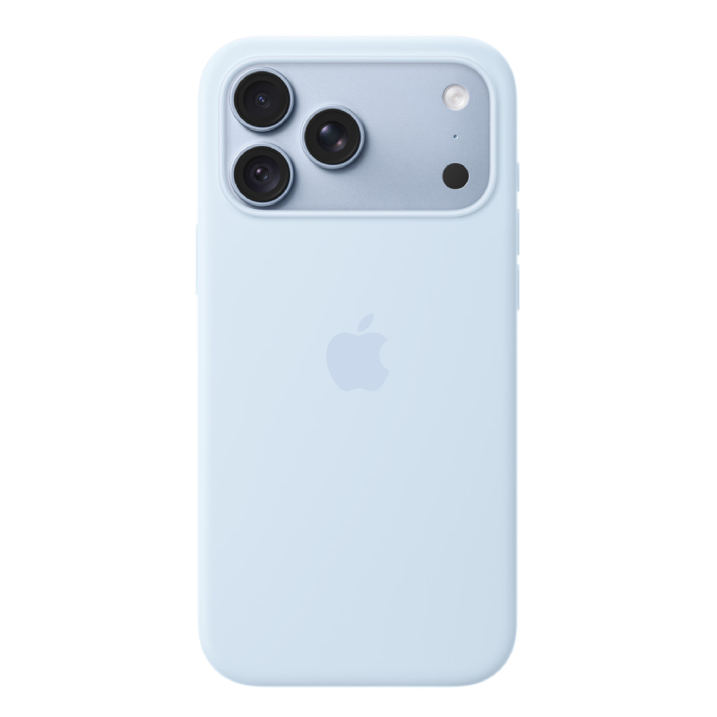 Apple iPhone 18 Pro Max Silicone MagSafe Case - Crisp Blue