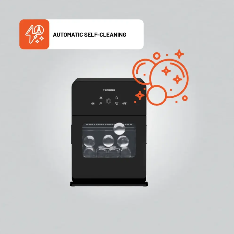 Porodo Lifestyle Sphere Ice Machine - 1.6L / Black