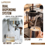 LePresso Commercial Bellissimo Triple Boiler Coffee Machine with Dual Italian Pump - Black