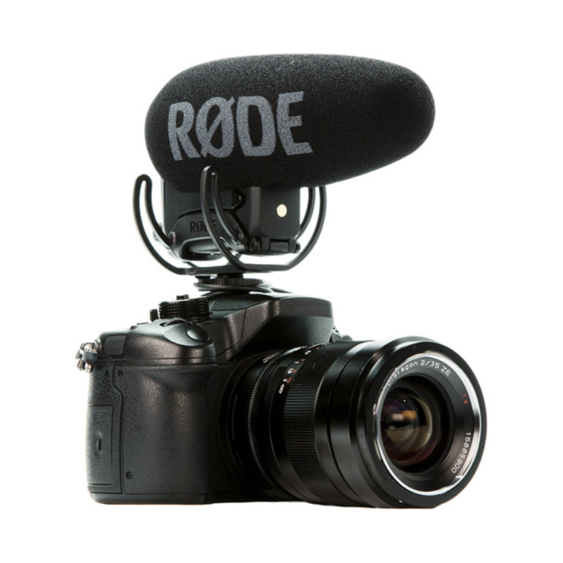 RODE VideoMic Pro+ Camera-Mount Shotgun Microphone - Black