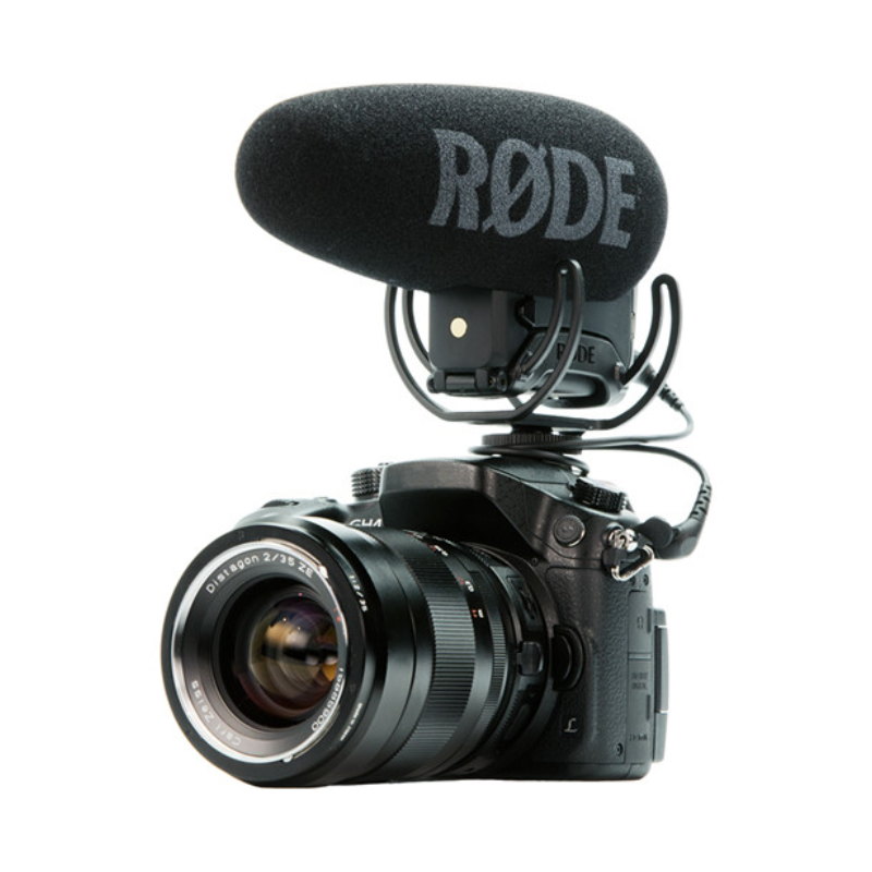 RODE VideoMic Pro+ Camera-Mount Shotgun Microphone - Black