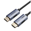 كابل جازوز HDMI بالألياف الضوئية، 8K، بسرعة 48 جيجابت في الثانية، بطول 20 متر، باللون الأسود