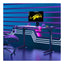 GADGETON Z-10 RGB Flowing Light Gaming Desk - Black