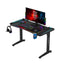 GADGETON Z-10 RGB Flowing Light Gaming Desk - Black