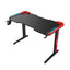 GADGETON T2-1200R RGB Flowing Light Gaming Desk - Black/Red