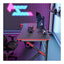 GADGETON D2105 K-Shaped Gaming Desk - Black/Red
