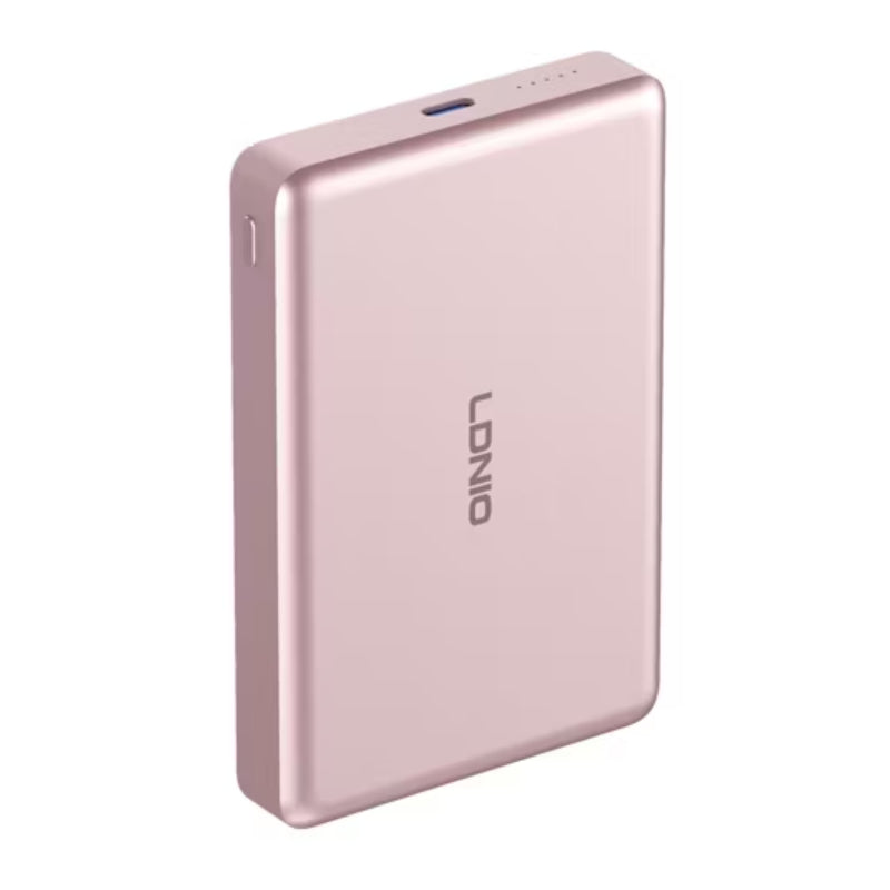 LDNIO PQ42 Wireless Fast Charger Power Bank - 15W / 10000mAh / Pink