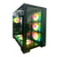 Huntkey MVP Apollo Max Mid Tower PC Case With 7 Fans - Black
