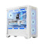 Huntkey GX750A Predator Mid Tower Case with 4x ARGB Fans - White