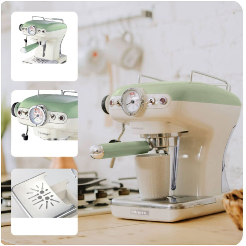 Ariete Espresso Machine Vintage - Green