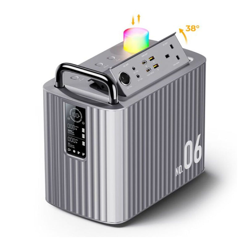 VOLTME Hako HK-600 Portable Power Station - 600W / 577.2Wh / Silver