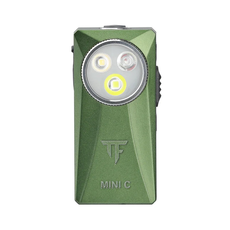 TrustFire Mini C Multifunctional Clip-on Light - Army Green