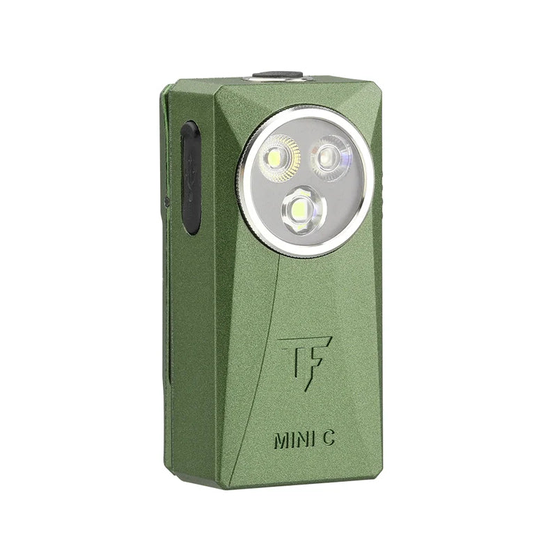 TrustFire Mini C Multifunctional Clip-on Light - Army Green