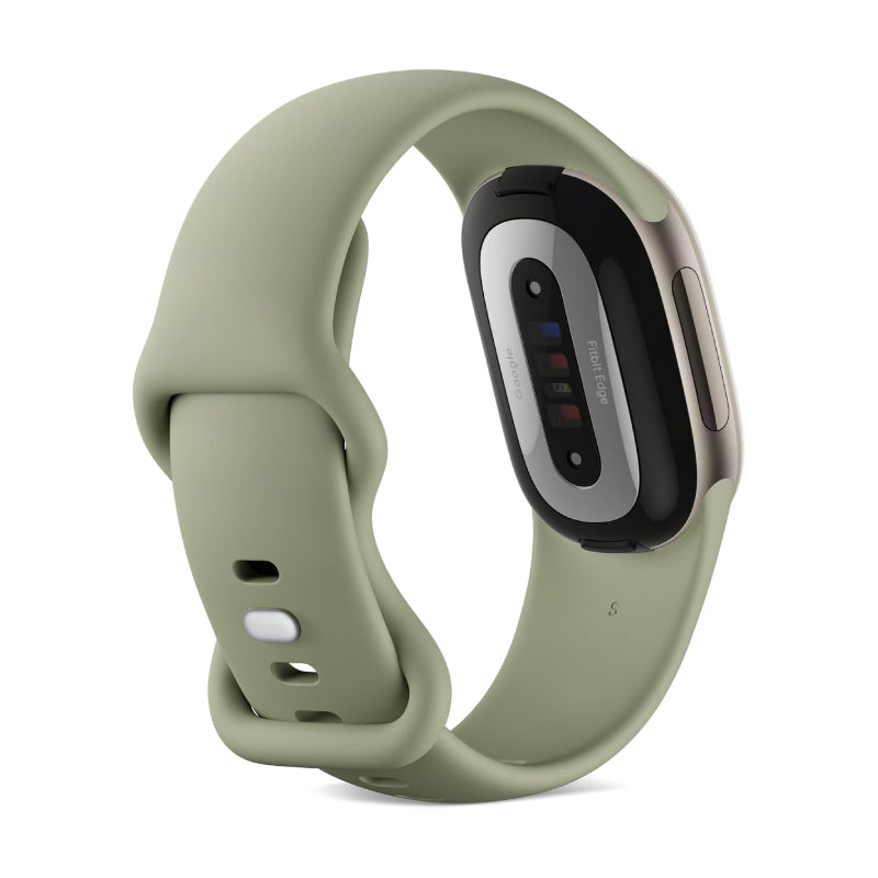 Google Fitbit Edge Smart Fitness Tracker - 1.34-inch / Bluetooth / Olive/Satin Pyrite
