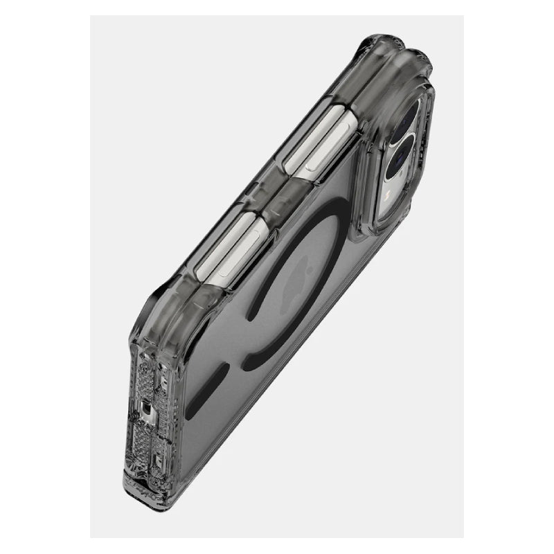 Itskins Hybrid Clear Hinge Magsafe Cover For Apple iPhone Duo - Smoke