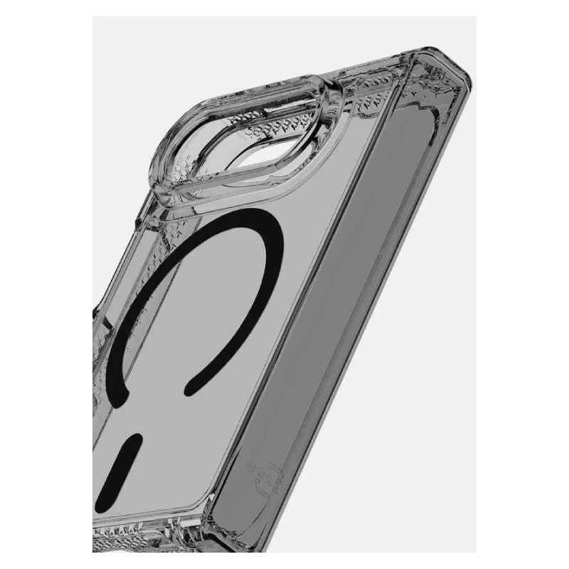 Itskins Hybrid Clear Hinge Magsafe Cover For Apple iPhone Duo - Smoke