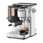 LePresso IlBurrone Italian Pump Coffee Machine with Bean Grinder and Steam Wand - 1350W / 1.7L / Silver