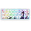 Redragon Antonium Pro Blue TKL Noise Dampened Mechanical Keyboard - Anime Blue