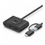 Ugreen 4 Port USB 3.0 Hub With Type-c Adapter - 1 Meter / Black