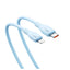 Baseus Pudding Series Fast Charging Type-C to Lightning Cable - 1.2 Meter / 20W / Galaxy Blue