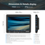 NEEWER F100 7 Inch HD Camera Field Monitor Kit - IPS LCD / HDMI / AV