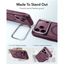 ESR Classic Hybrid Magnetic Case for Apple iPhone 18 Pro Max/ 17 Pro Max - Frosted Red