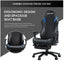 AndaSeat Luna Pro Series Gaming Chair with Footrest - Large / Black / Blue