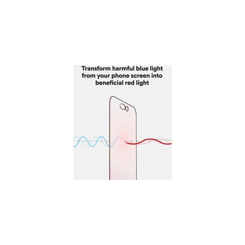 شاشة BodyGuardz أحمر  معمحول ضوء زجاج  ابل ايفون  برو ماكس