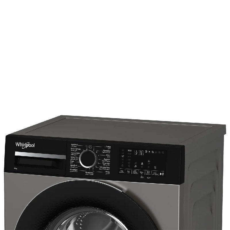 Whirlpool Front Load Washer, 10 KG, WFL 10143D SBME - Silver