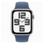 ابل ساعة SEالثاني الجيلالثاني ) مع الرياضة باند - LTPO OLED / 44 مم / متوسط/ كبير / بلوتوث / واي-فاي / أزرق ذكي