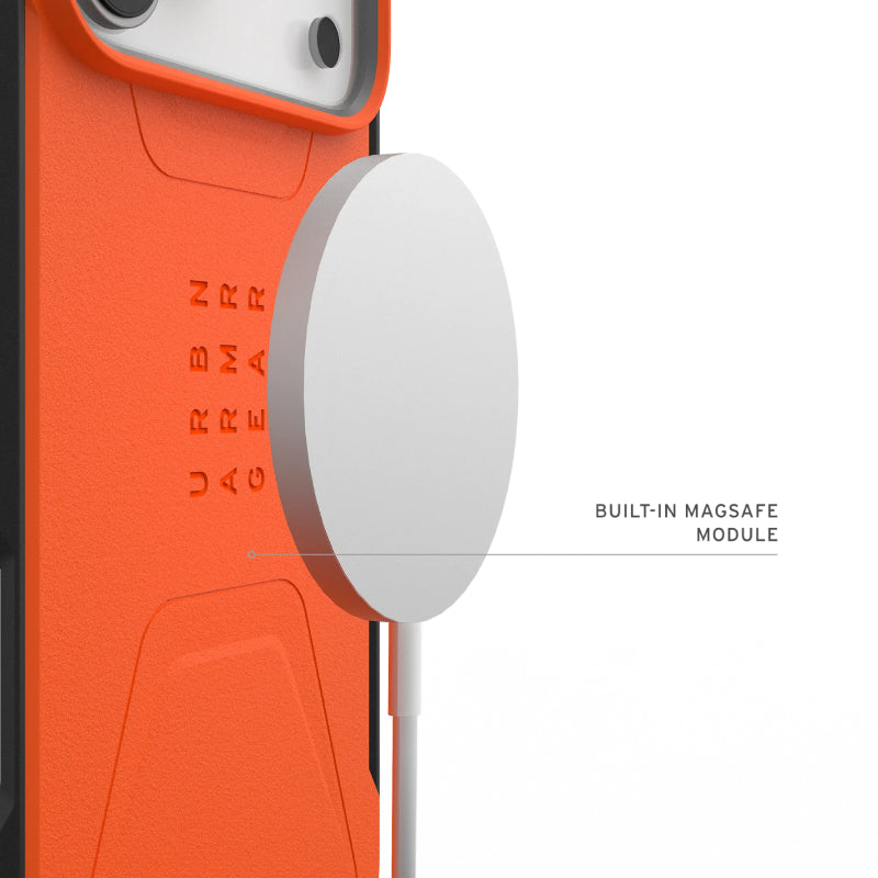 يو ايه جي  ماج سيف حافظة  ابل ايفون  برو ماكس  برتقالي