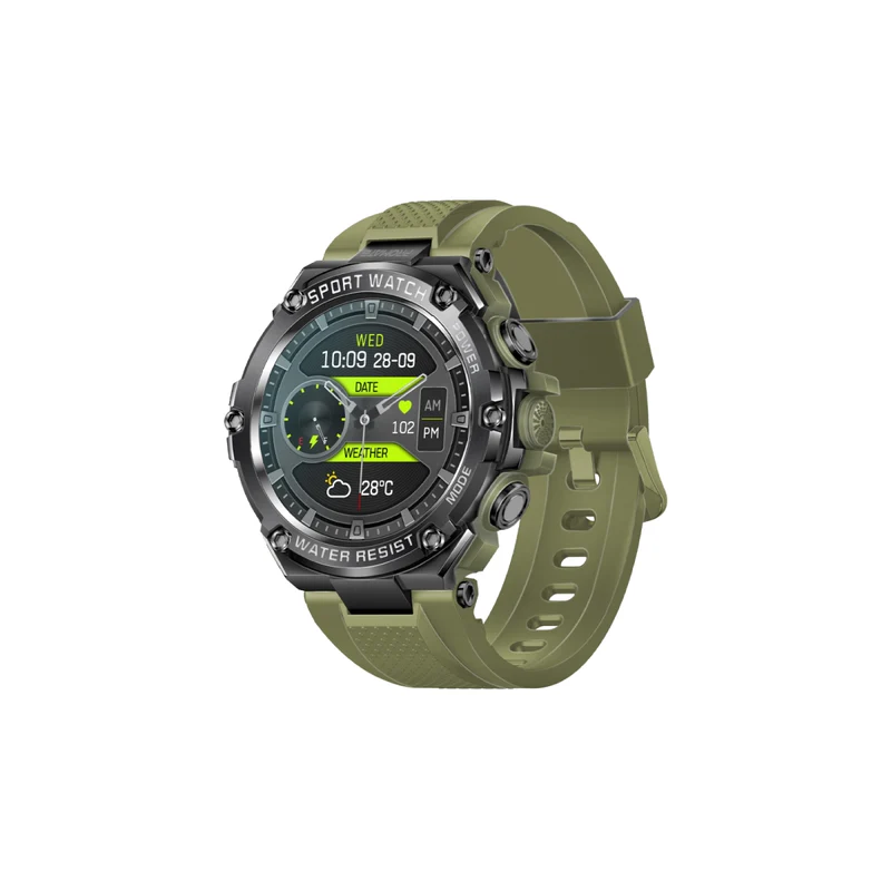 PROMATE XWatch-R19 ساعة ذكية  شاشة TFT مقاس 1.53 بوصة / بلوتوث أخضر ميدنايت