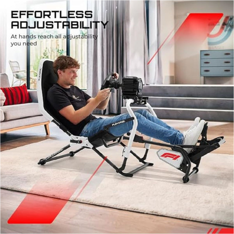Playseat Challenge DD F1 Edition Foldable Sim Racing Cockpit - Black/White