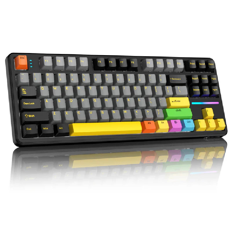 لوحة مفاتيح ألعاب ميكانيكية هجينة ستيل سيريز أبيكس 5، سلكية، RGB، باللون الأسود