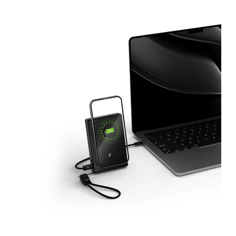 Smartix MagCool Qi2 -طاقة لاسلكي  مغناطيسي  - 25 واط / 10000 مللي أمبير في الساعة / أسود