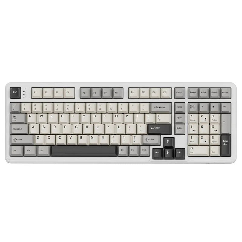 ATTACK SHARK X98 Tri Mode RGB Gaming Keyboard With Strawberry Switch - White