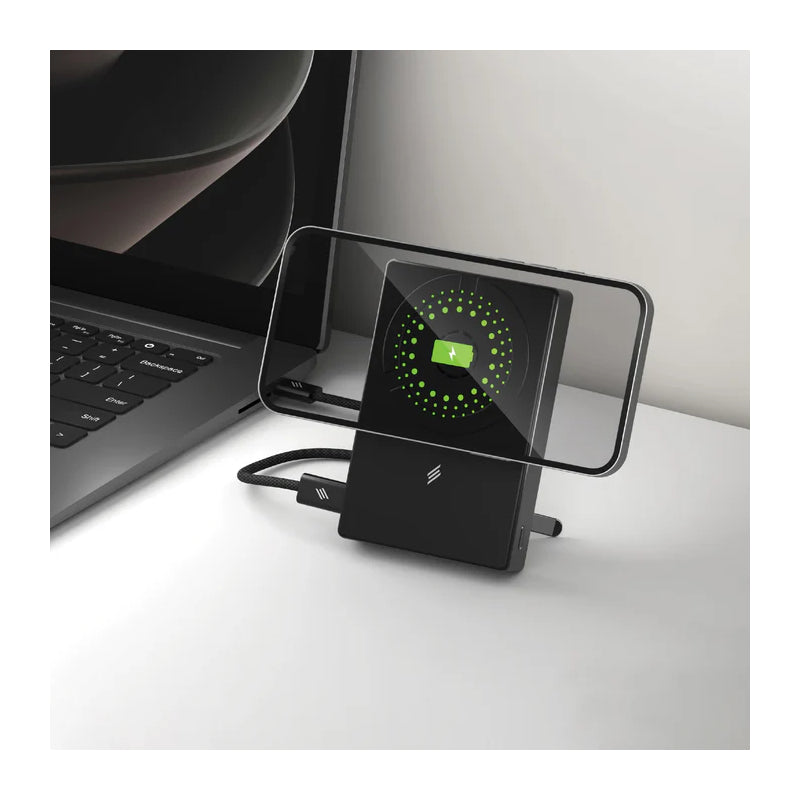 Smartix MagCool Qi2 -طاقة لاسلكي  مغناطيسي  - 25 واط / 10000 مللي أمبير في الساعة / أسود