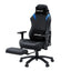 AndaSeat Luna Pro Series Gaming Chair with Footrest - Large / Black / Blue