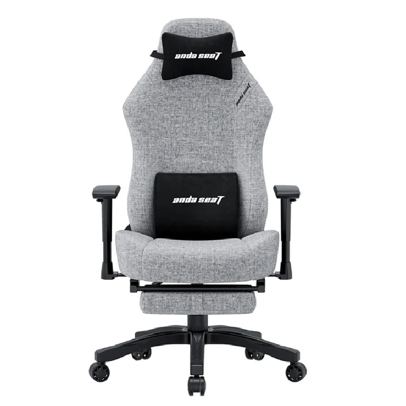 Andaseat Luna PRO Series Gaming Chair with Footrest - Grey