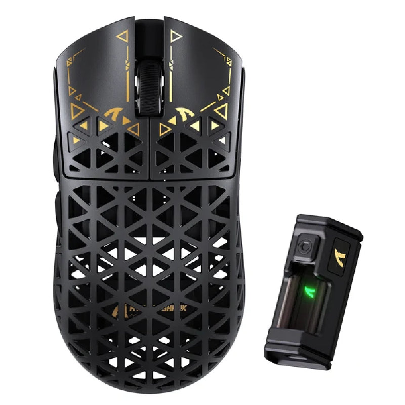 ATTACK SHARK R5 Ultra Carbon Fiber 8K PAW3950MAX Wireless Gaming Mouse - Black