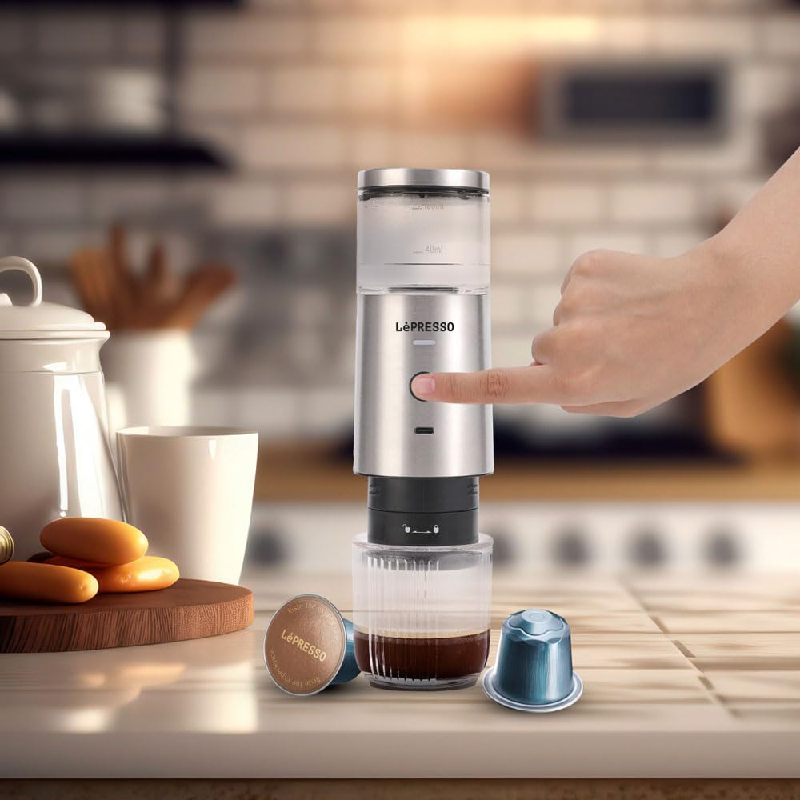 LePresso Portable Espresso - Silver