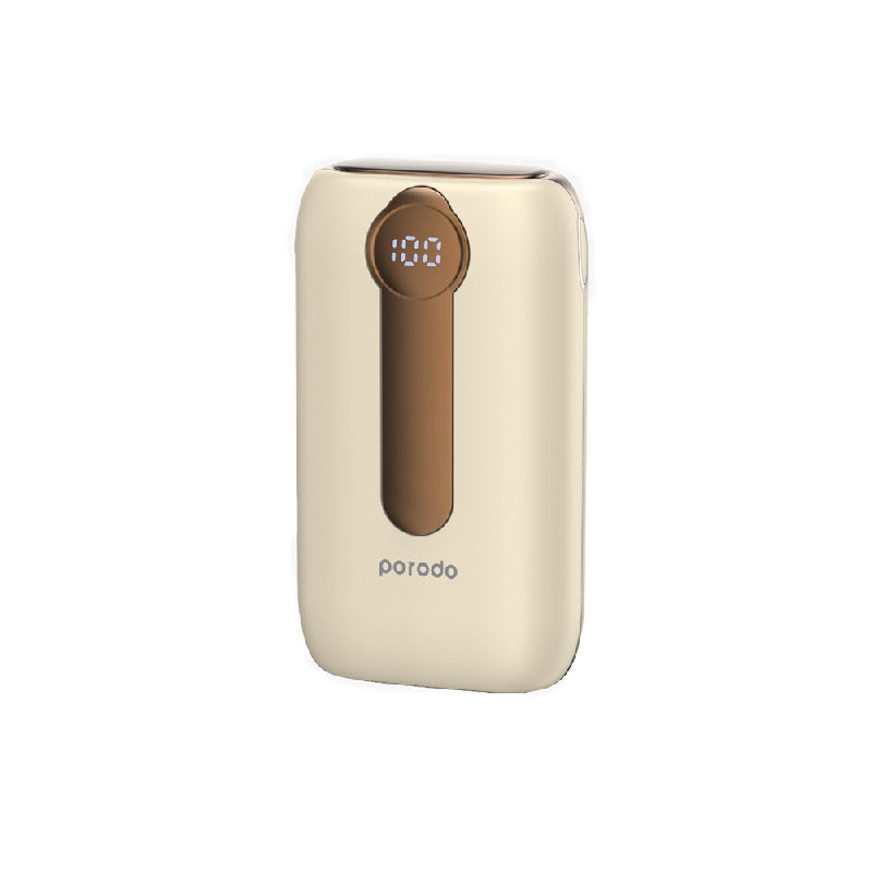 Porodo 4 Power Bank Station - 10000mAh / Lightning / Type-C / Gold