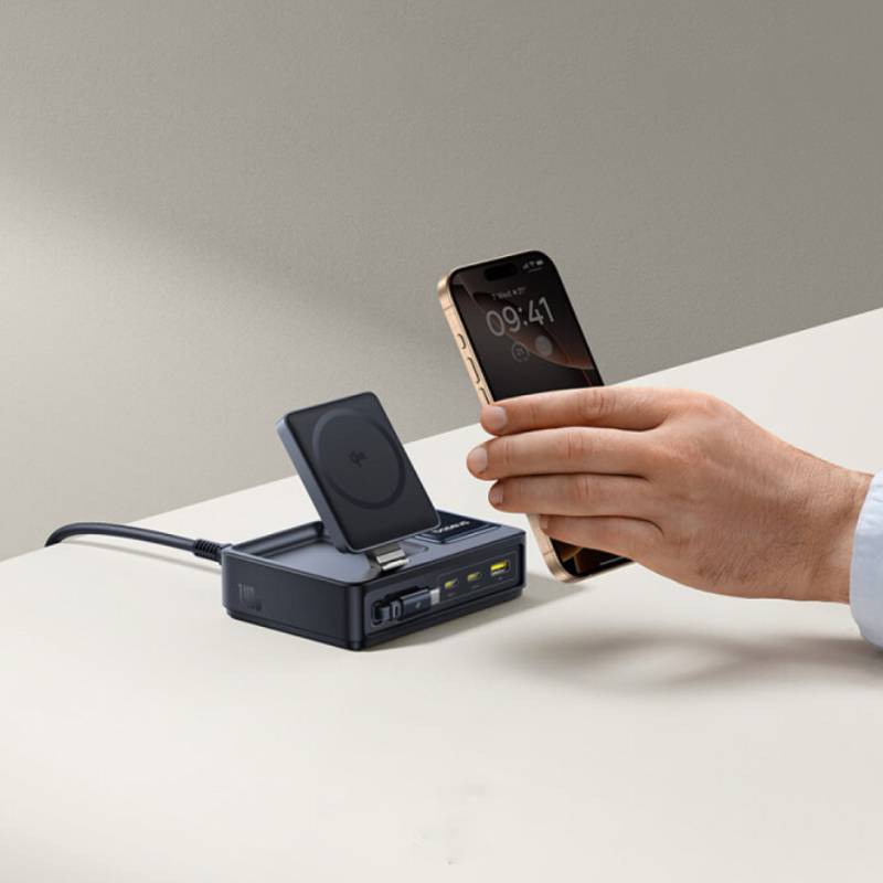 Baseus Nomos Qi2 5-in-1 Desktop Charger  - 100W / Black
