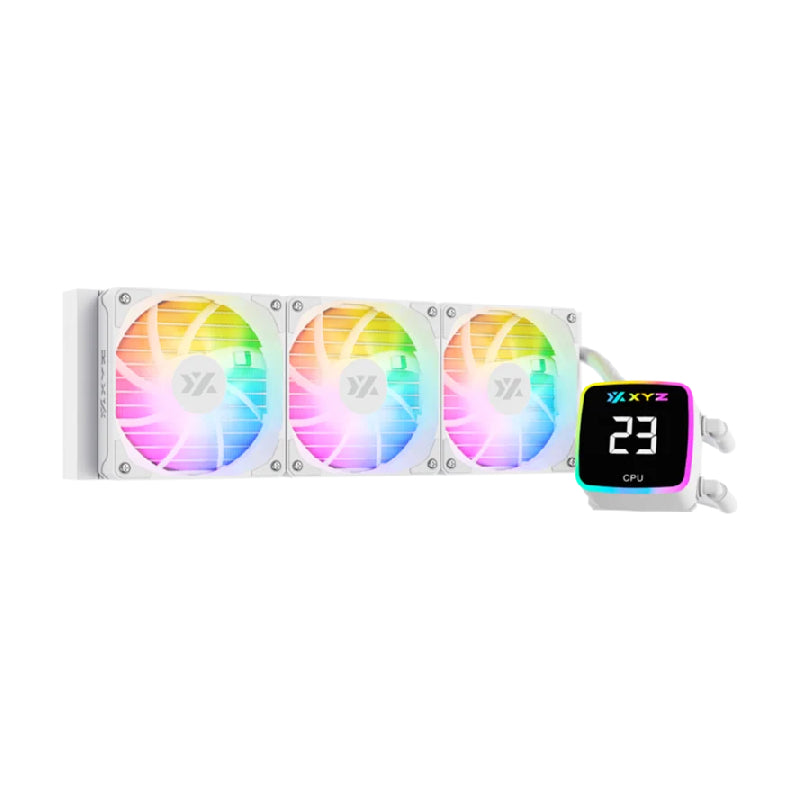 XYZ AQUAPULSE AIO 360 Liquid Cooler - White